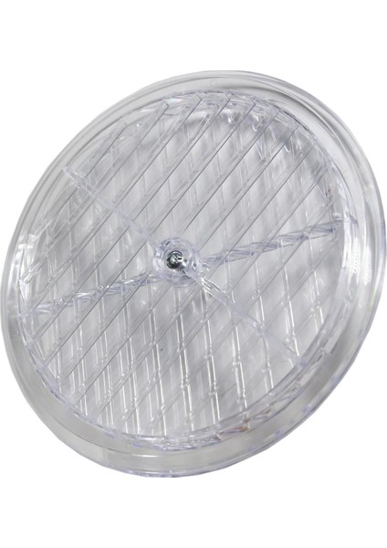 Doğalgaz Cam Havalandırma Menfez Kapağı Şeffaf 18 cm