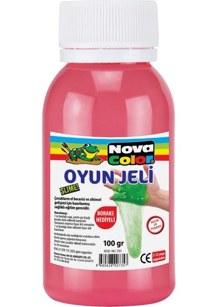 Nova Color 100 Gram Slime Yapıştırıcı Pembe (NC-735)