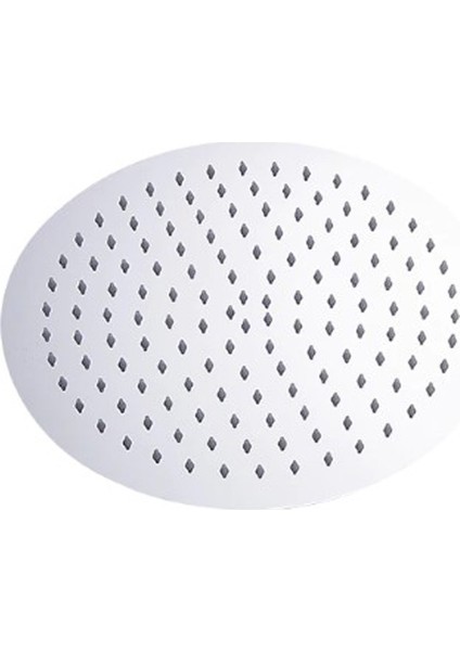 Banyo Sardes Oval İnce Tepe Duş Seti Başlığı 25 x 25 Paslanmaz Metal