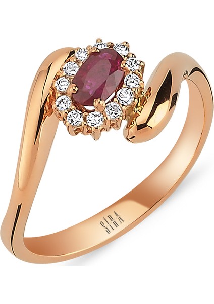 Anturaj Yakut Yüzük - Rose