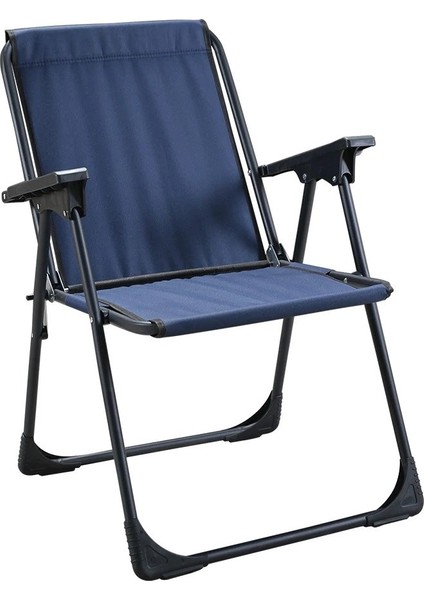 Vip Katlanır Koltuk Piknik Plaj Sandalyesi Kamp Sandalyesi Lacivert