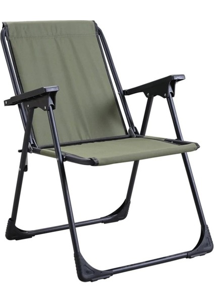 Vip Katlanır Koltuk Piknik Plaj Sandalyesi Kamp Sandalyesi Yeşil