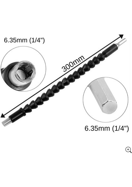 Rekotools-Flex Bükülebilir Esnek Şaft Bits Uzatma Adaptörü Bits Uçlar Seti