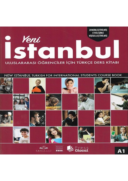 İstanbul Yabancılar için Türkçe A1 Turkish For Foreigners Beginner QR KOD Course Book Workbook