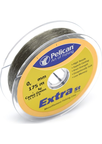 028 mm Extra St 175 M Makara Misina Yeşil