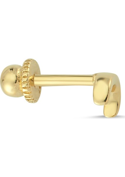 Altın Hilal Tragus Küpe
