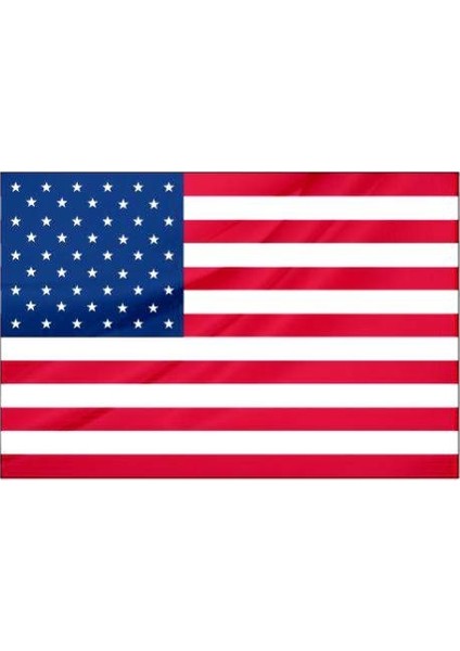 Amerika Ülke Bayrağı Parlak Kumaş 50 x 75 cm