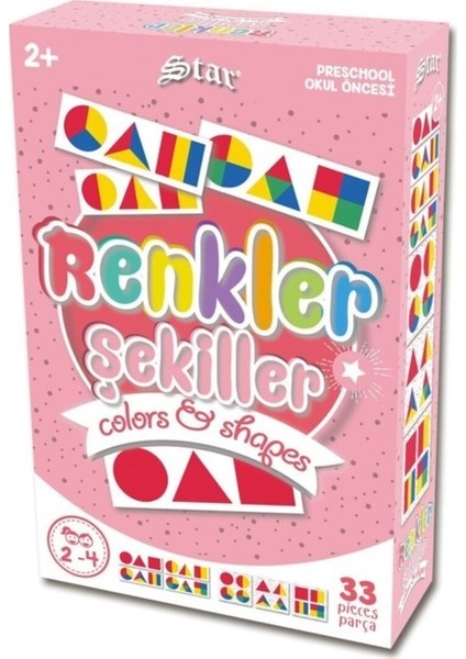 Renkler ve Şekiller Eğitici Kutu Oyunu