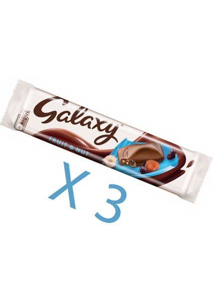 Fruıt & Nut Chocolate 3 Adet x 36 gr