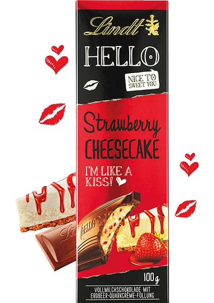 Hello Strawberry Cheesecake 100GR