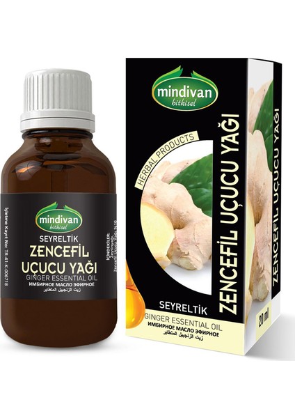Zencefil Uçucu Yağı 20 cc