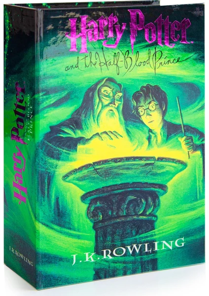 Kitap Görünümlü Kilitli Gizli Kasa Harry Potter Lisanslı Kumbara