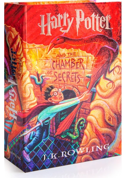 Kitap Görünümlü Kilitli Gizli Kasa Harry Potter Lisanslı Kumbara