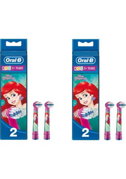 Stages Cocuklar Icin Diş Fırcası Yedek Başlığı Prenses 4 Adet