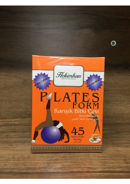 Bitkisel Pilates Form Doğal Karışık Bitki Çayı 45 Süzen Poşet 90 gr