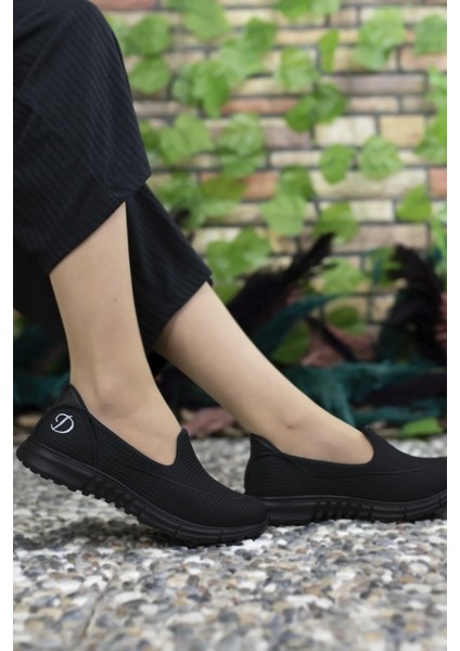 Siyah Siyah Kadın Sneaker 0012801