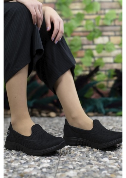 Siyah Siyah Kadın Sneaker 0012801