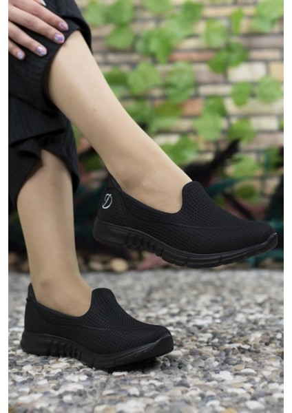 Siyah Siyah Kadın Sneaker 0012801
