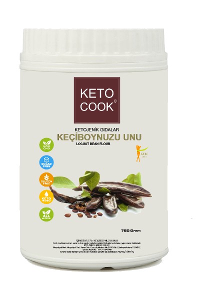 Ketojenik Glutensiz Keçiboynuzu Unu ( Carob Flour ) 750 gram