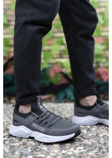 Füme Beyaz Unisex Sneaker 0012072