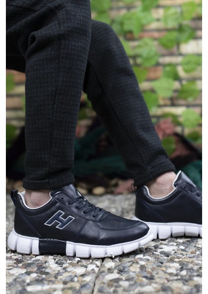 Lacivert Beyaz Erkek Sneaker 0012344 modelleri