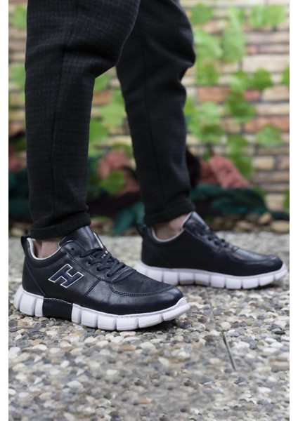 Lacivert Beyaz Erkek Sneaker 0012344 fırsatları