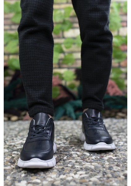 Lacivert Beyaz Erkek Sneaker 0012344 indirimleri