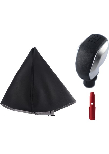 Citroen C-Elysee Vites Körüğü ve Gri Spor Vites Topuzu