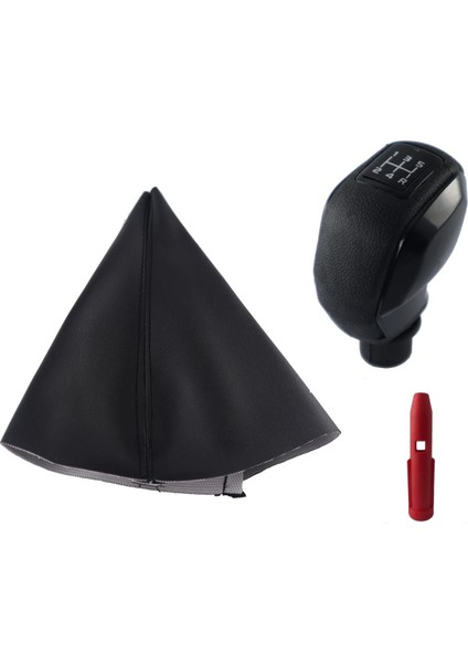 Citroen C3 Vites Körüğü ve Siyah Spor Vites Topuzu Kapaklı