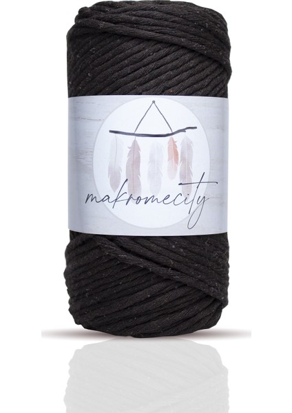 Taranan Makrome Ipi 3mm Taranabilir Pamuk Makrome Ipi Makrame Ipi Acı Kahve