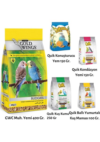 & Quik Classic Muhabbet Kuşu Yem ve Besin Se