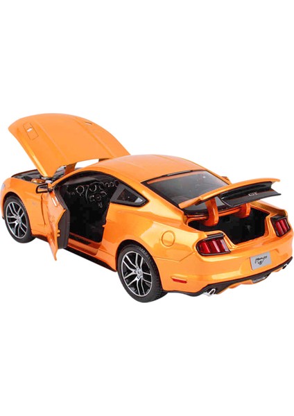 1/18 2015 Ford Mustang Model Araba Turuncu