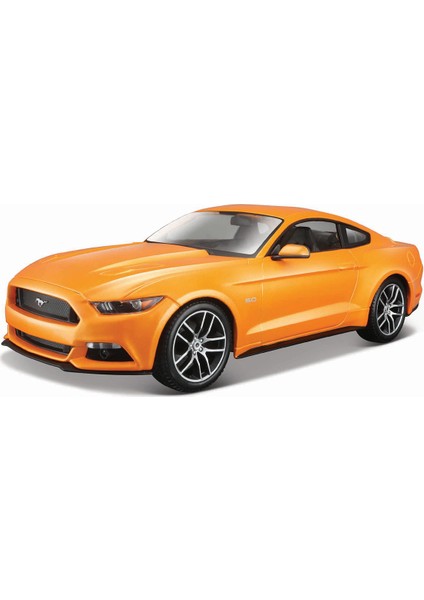 1/18 2015 Ford Mustang Model Araba Turuncu