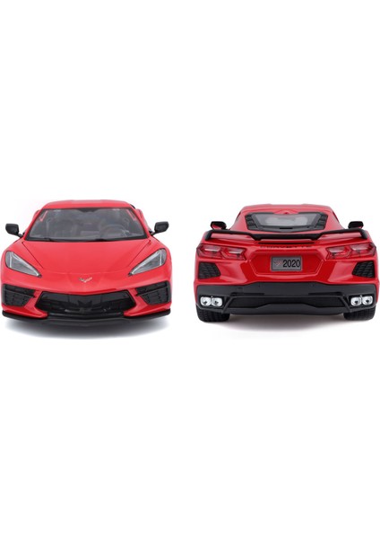 1/18 2020 Chevrolet Corvette Stingray Model Araba Kırmızı fırsatları