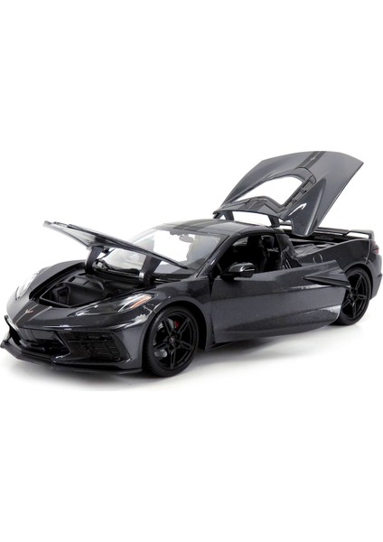 1/18 2020 Chevrolet Corvette Stingray Model Araba Gri fiyatları