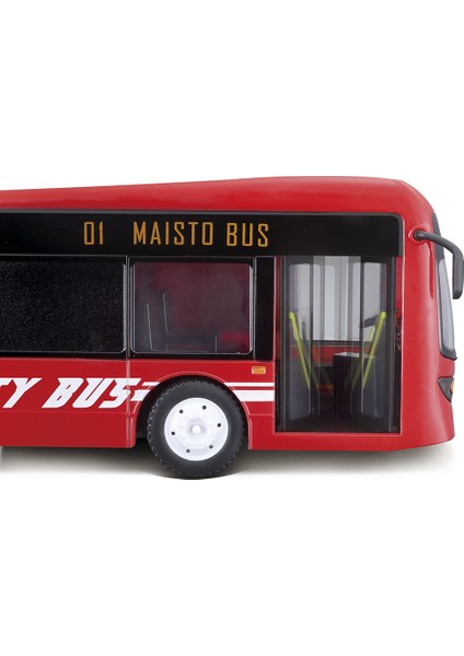 Maisto Kumandalı Şehir Otobüsü Kırmızı