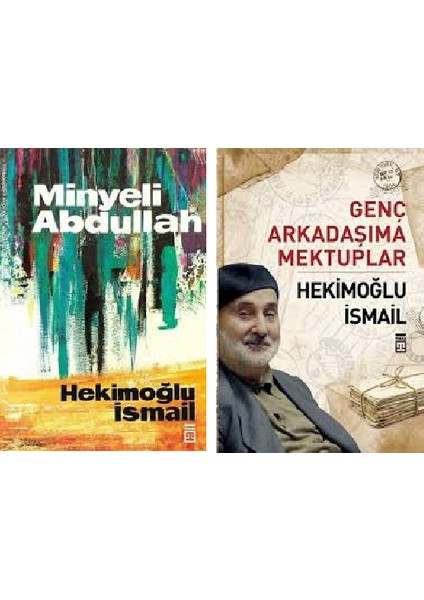 Minyeli Abdullah -  Genç Arkadaşım'a Mektuplar - Hekimoğlu Ismail - 2 Kitap Set