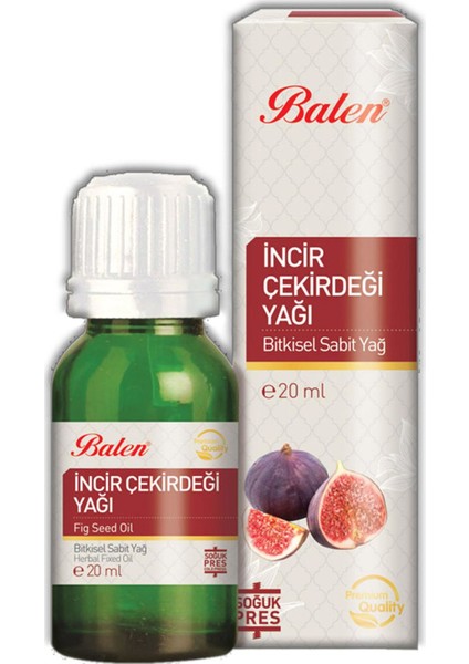 4 Lü Balen Incir Çekirdeği Yağı, (Soğuk Pres) 20 ml fiyatları