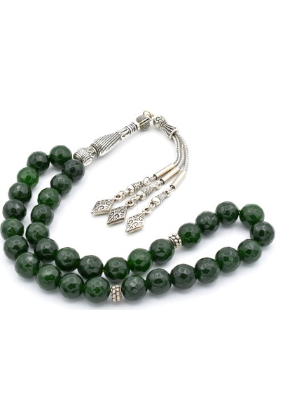 Faset Kesim Doğal Yeşim Taşı Tesbih Iri Boy fiyatları