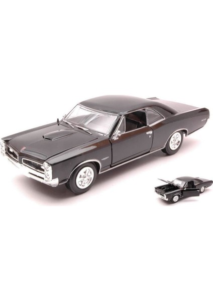 1966 Pontiac Gto Siyah 1:25 Model Araba
