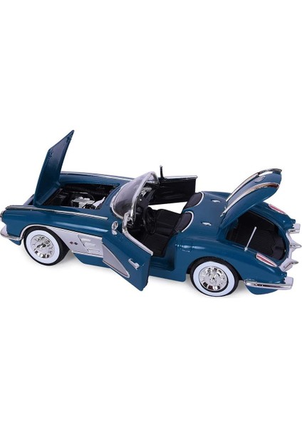 1958 Corvette Mavi 1:18 Model Araba fırsatları