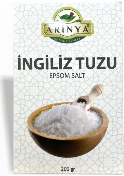 Ingiliz Tuzu Magnezyum Sülfat (Epsom Tuz) 200 gr