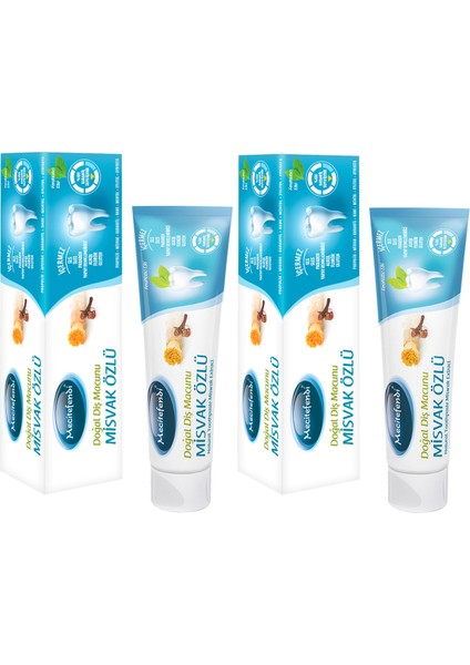Misvak Özlü Doğal Diş Macunu 75 ml x 2 Adet
