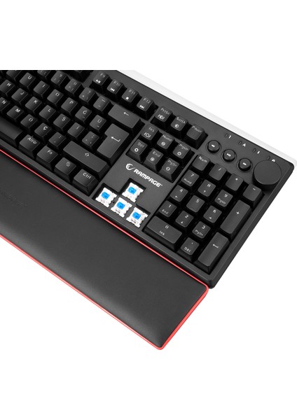 KB-R97 X-Tracer Mekanik Rgb Aydınlatmalı Blue Switch Gaming Oyuncu Klavye