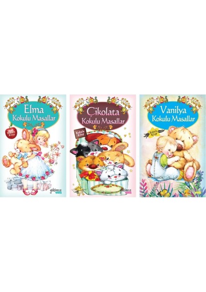 3 Adet Kokulu Masal Elma-Çikolata - Vanilya