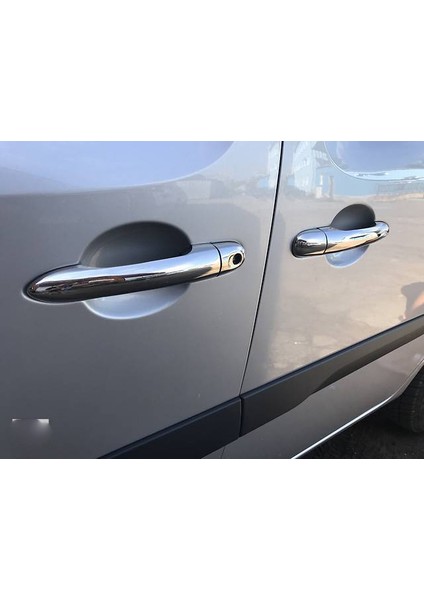 Renault Kangoo Kapı Kolu Krom ( 2008-2018 ) Paslanmaz Çelik 8 Parça fiyatları