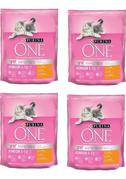 Purina One Tavuklu Yavru Kedi Maması 4 x 800 G