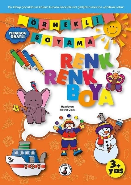 Örnekli Boyama Renk Boya 3+ Yaş