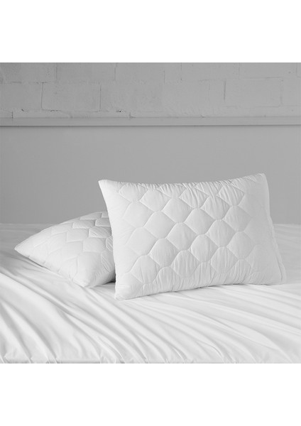 Kapitone Microfiber Fermuarlı Sıvı Su Geçirmez Yastık Koruyucu Alezi 50x70 Cm