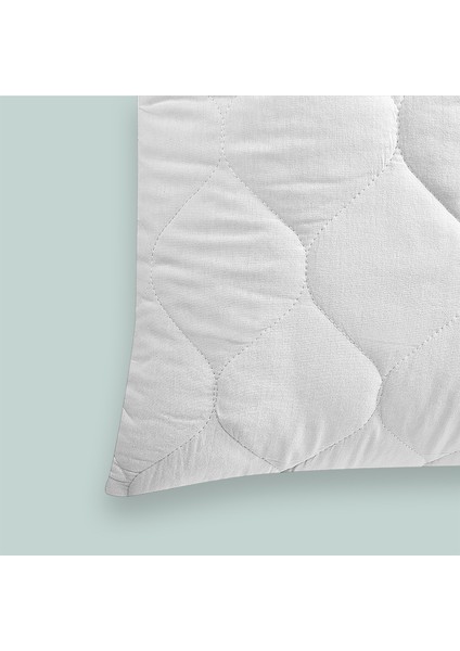 Kapitone Microfiber Fermuarlı Sıvı Su Geçirmez Yastık Koruyucu Alezi 50x70 Cm